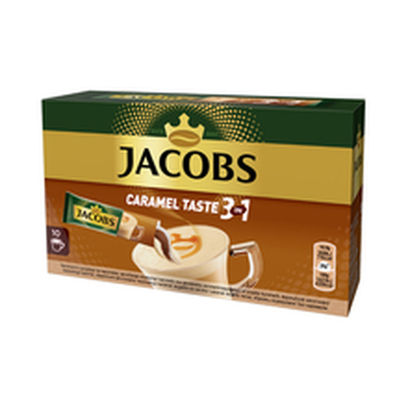 Jacobs Inst 3in1 caramel 10 x 16,9 g