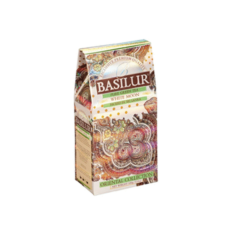 Roheline tee White Moon BASILUR 100g