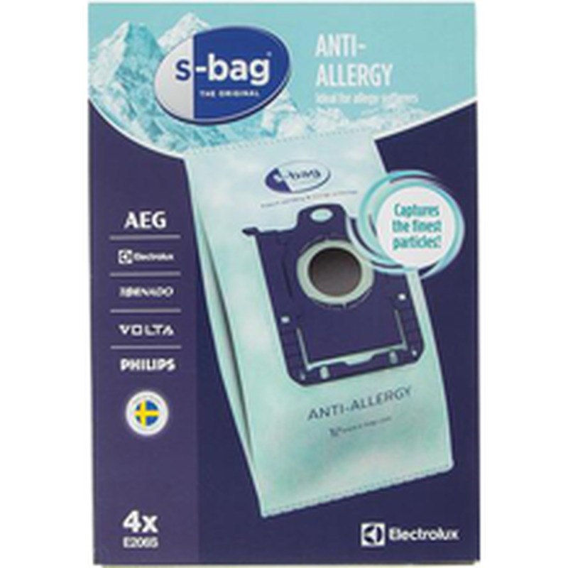 Tolmukott E206S S-Bag Anti Allergy 4 tk