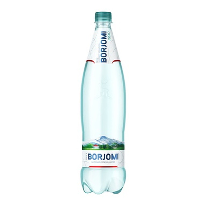 Karboniseeritud looduslik mineraalvesi, BORJOMI, 1 L