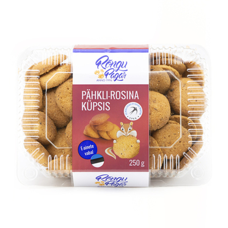 Küpsis pähkli-rosina, RÕNGU PAGAR, 250 g