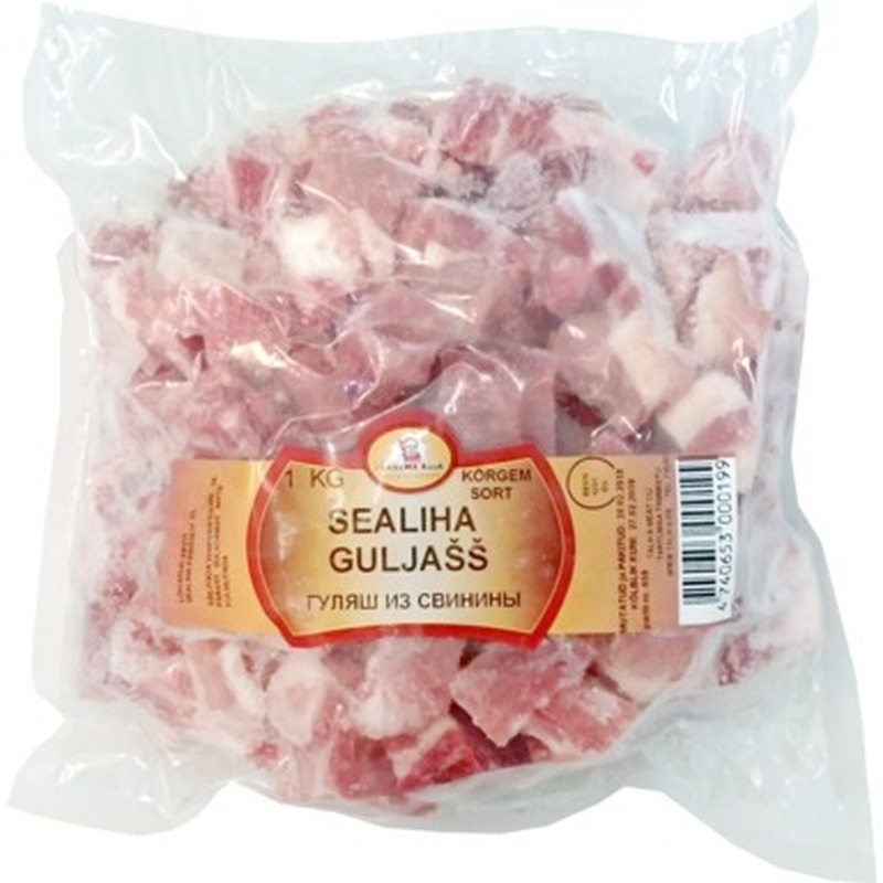 VANAEMA KÖÖK Sealiha guljašš 1kg (külmut. kõrgem sort.2x2cm)