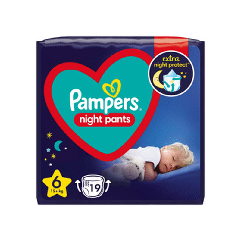 Püksmähkmed PAMPERS Night VP S6 19tk