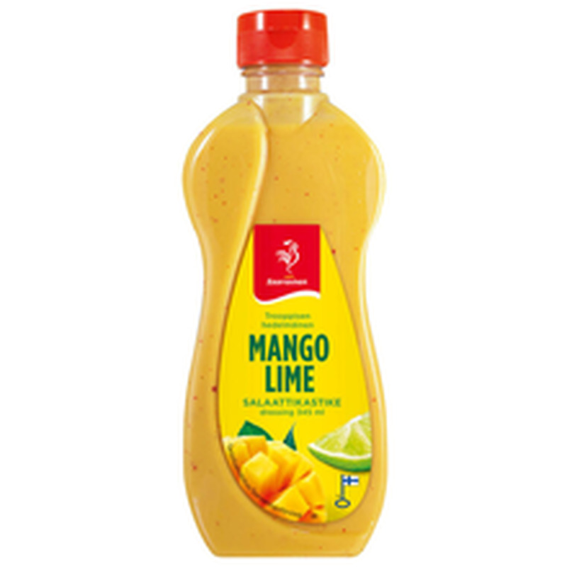 Saarioinen salatikaste mango ja laimiga, 345 ml