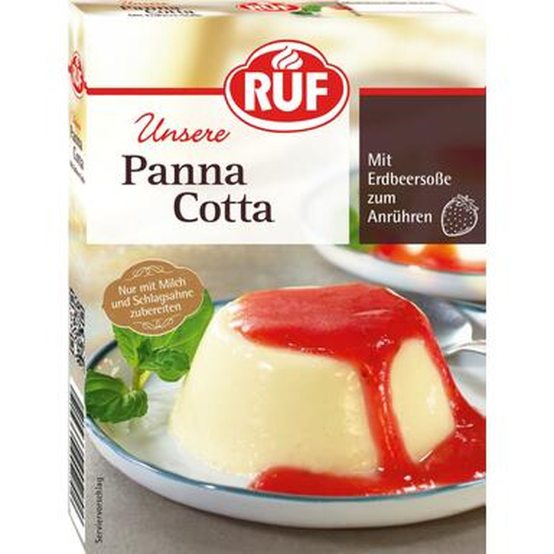 RUF Panna cotta maasikakastmega 90g