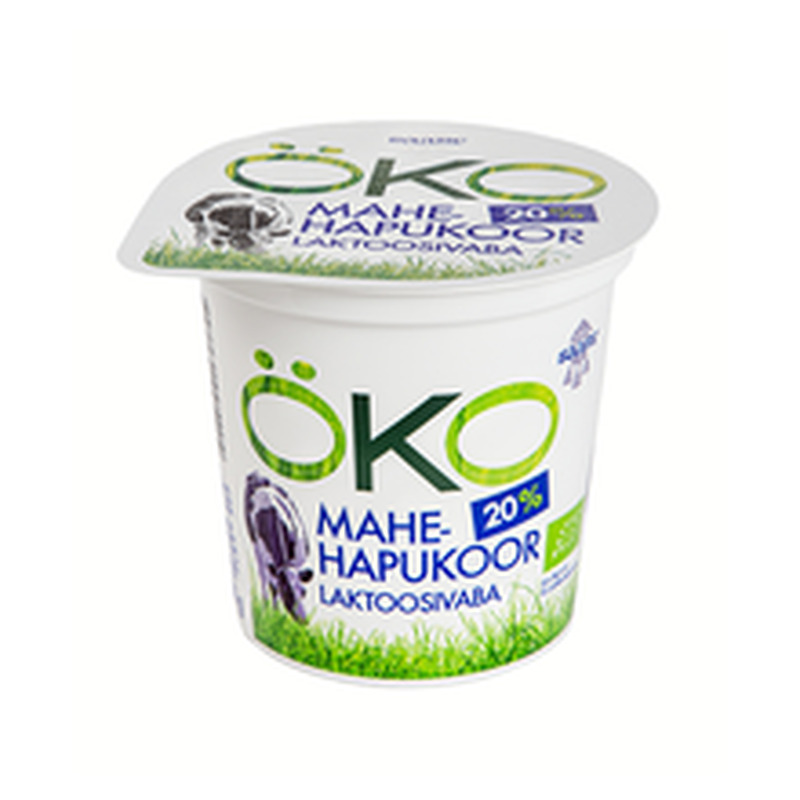 Mahe hapukoor 20% laktoosivaba, SAARE ÖKO, 300 g