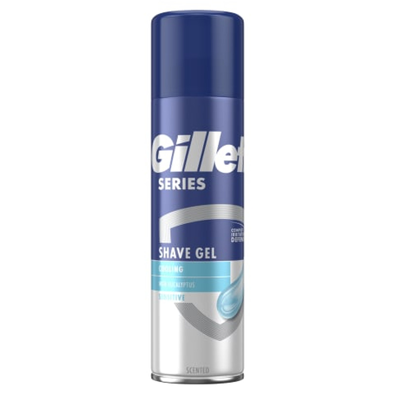 Raseerimisgeel Sensitive Cool, GILETTE, 200 ml