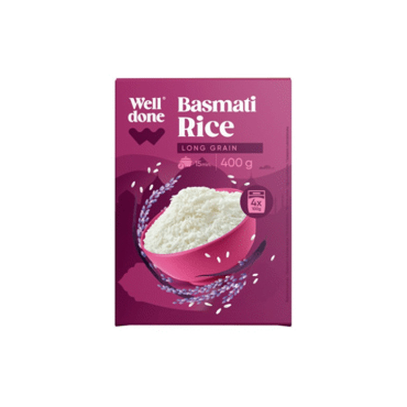 Riis Basmati WELL DONE 4x100g