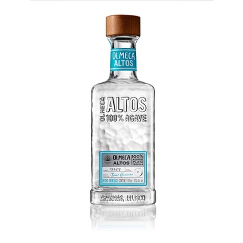 OLMECA ALTOS 100% Agave Plata Tequila 38% 70cl