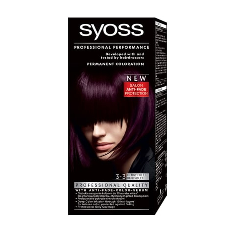 Püsivärv Syoss Color 3-3 tume violetne