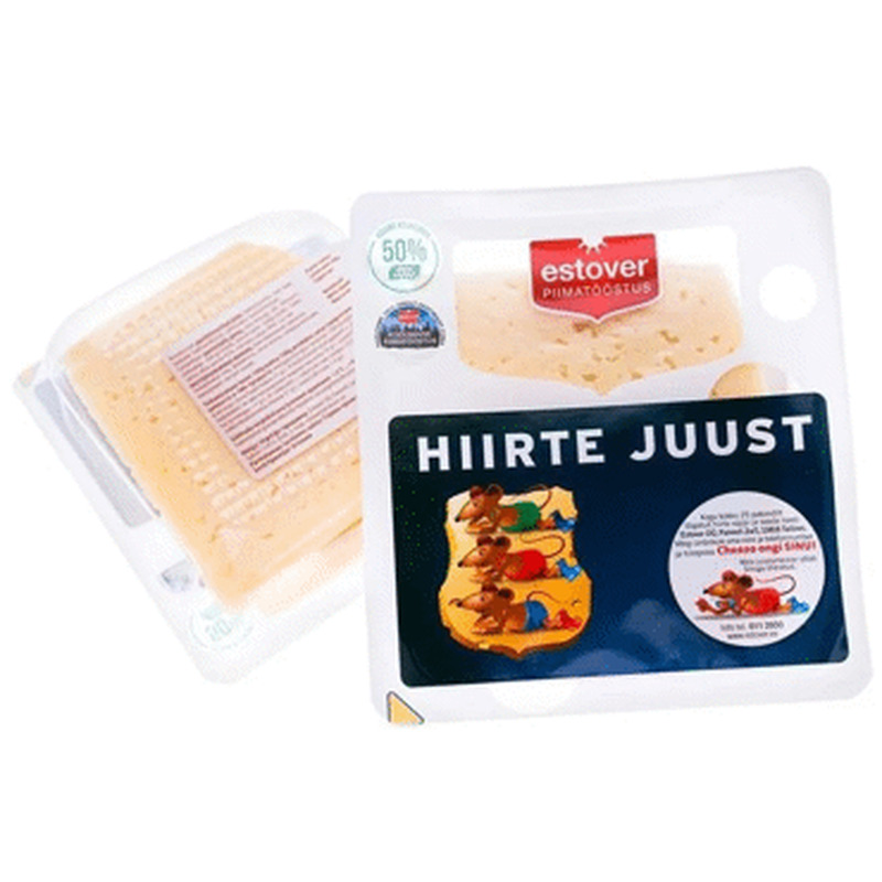 Juust Hiirte ESTOVER viilutatud, 200g