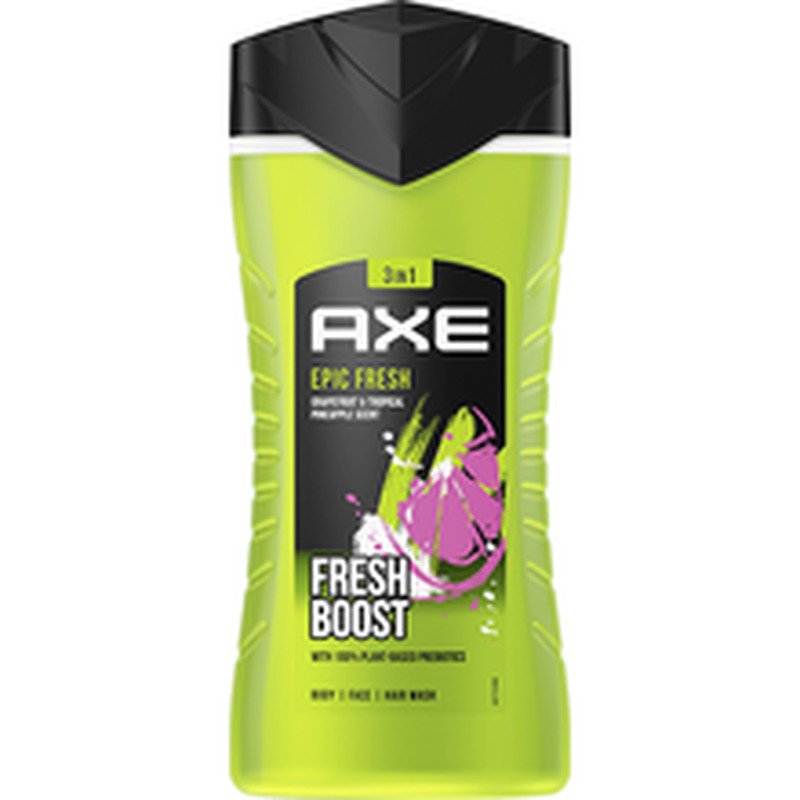 Axe dušigeel EPIC FRESH greibi ja troopilise ananassi lõhna kooslusega250ml