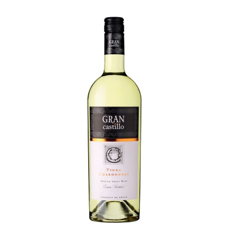 Kaitstud päritolunimetusega vein Gran Castillo Viura Chardonnay 11%vol 0,75l