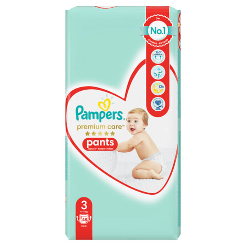 Püksmähkmed Pampers Premium Care Value Pack S3 4-9kg 48tk