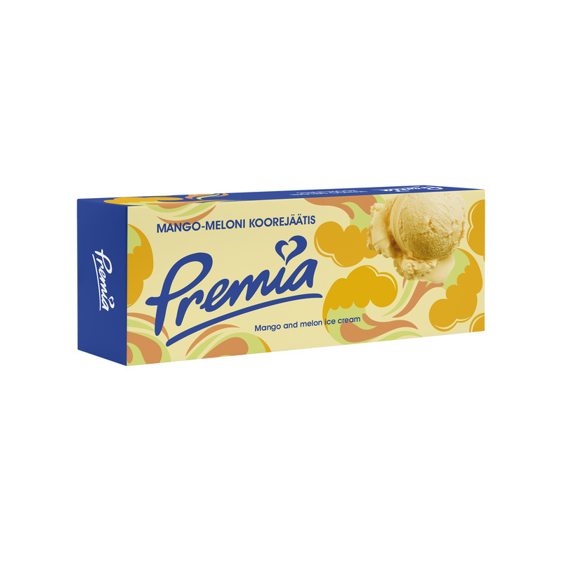 Mango-meloni koorejäätis, PREMIA, 480 g