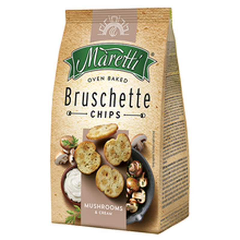 Maretti bruschetta-krõpsud seente ja koorega 70g