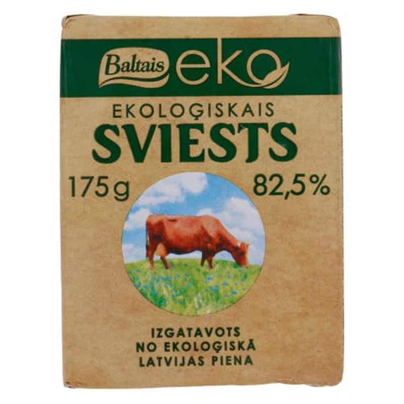 Või Baltais Öko 82% 175g