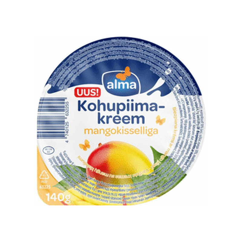 Kohupiimakreem ALMA mangokisselliga,140g