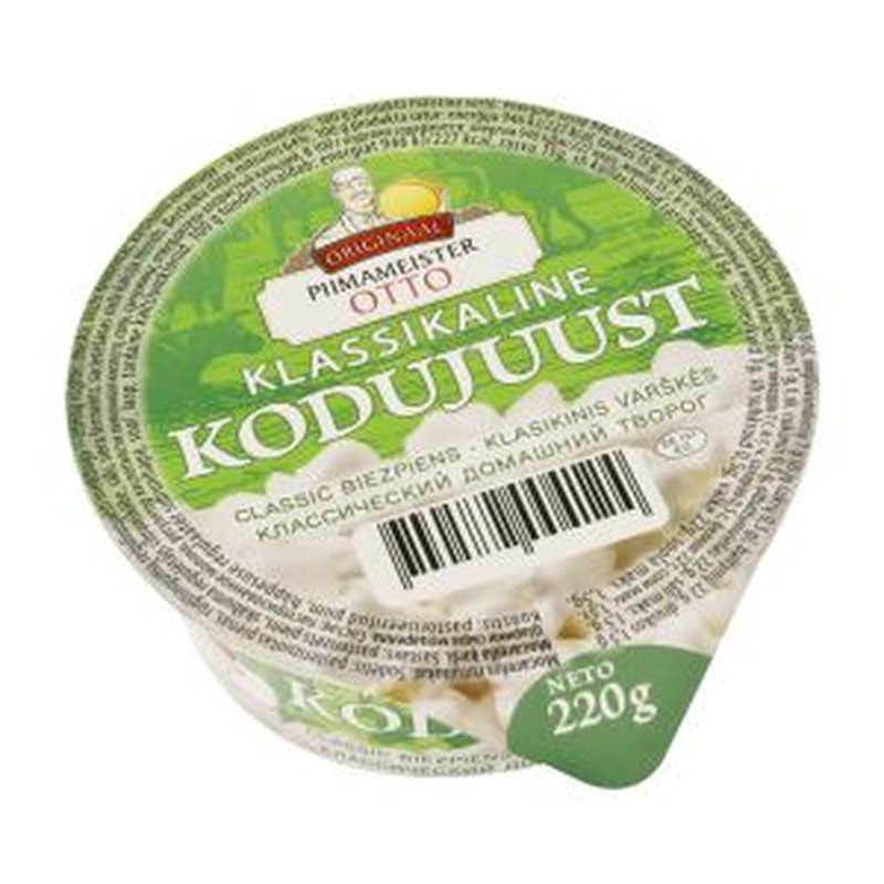 Piimameister Otto kodujuust 220g klassikaline