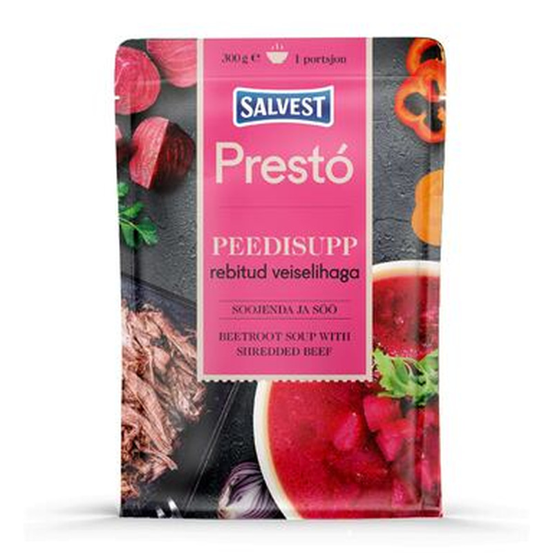 Salvest Peedisupp Presto 300g rebitud veiselihaga