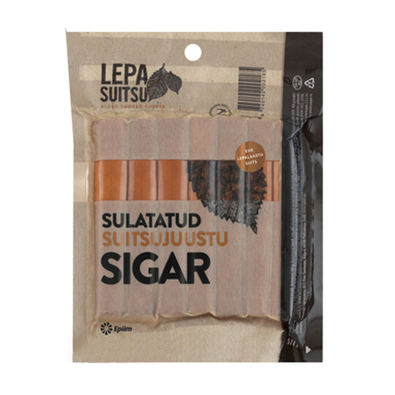 Sulatatud suitsujuustu sigar, E-PIIM, 200 g