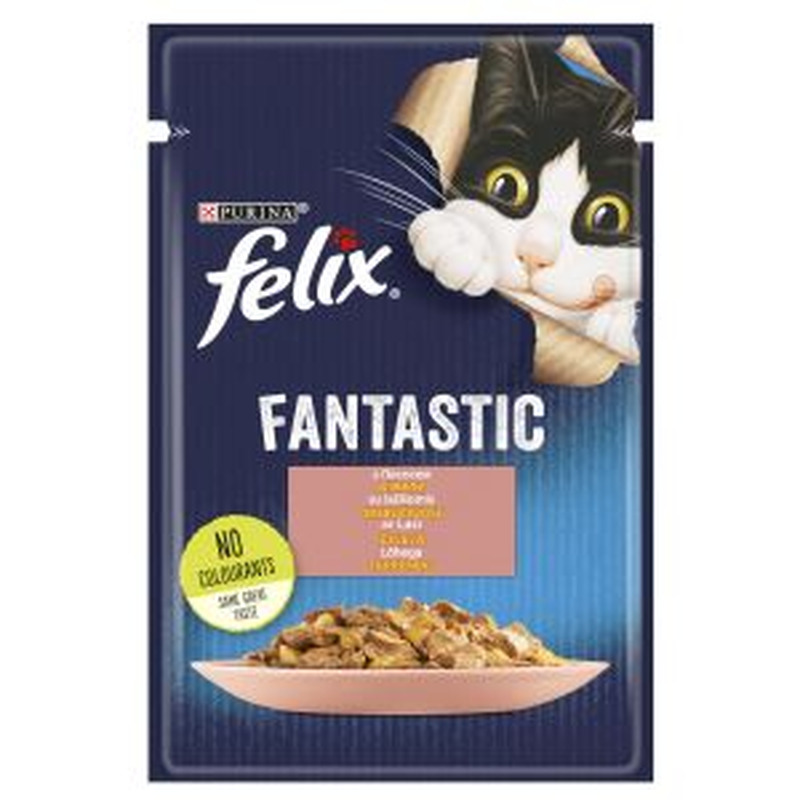 Felix Fantastic kiisueine 85g lõhega