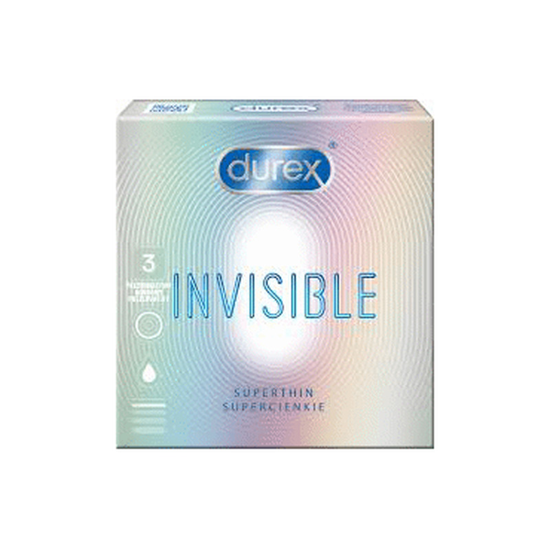 Kondoomid DUREX Invisible Extra Sens.3tk