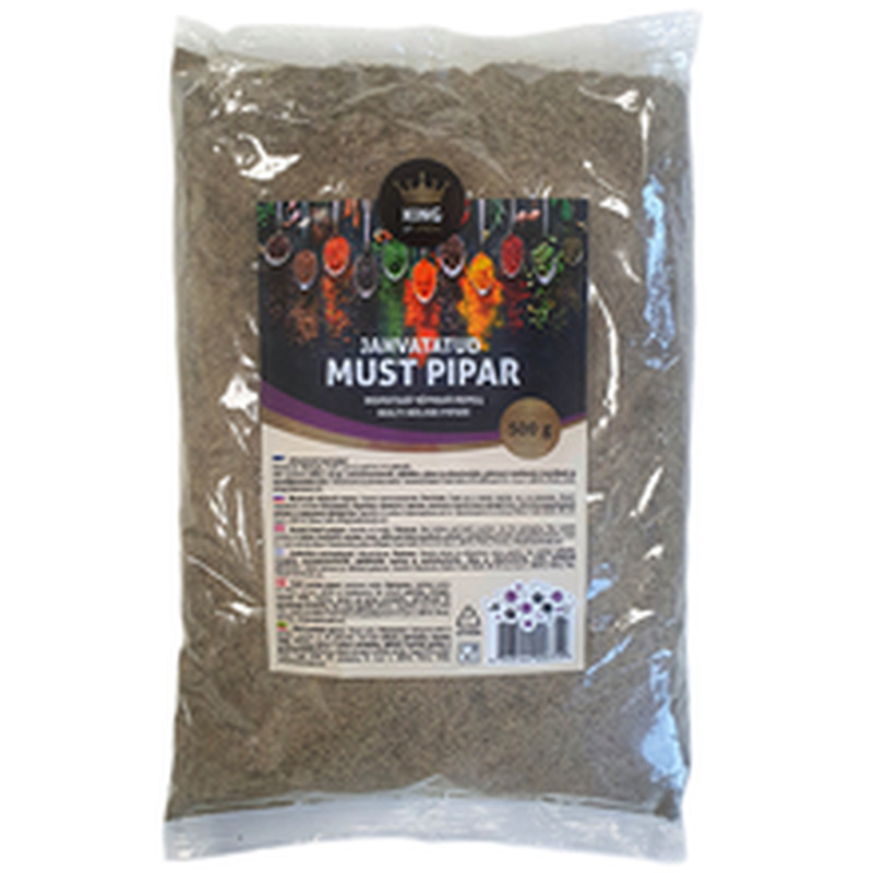 King of Spices Jahvatatud must pipar 500 g