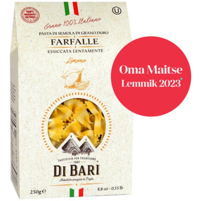 DI BARI Farfalle sidruniga (lipsukesed) 250g