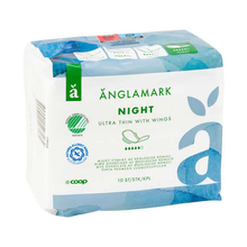 Änglamark hügieeniside night ultra thin 10tk