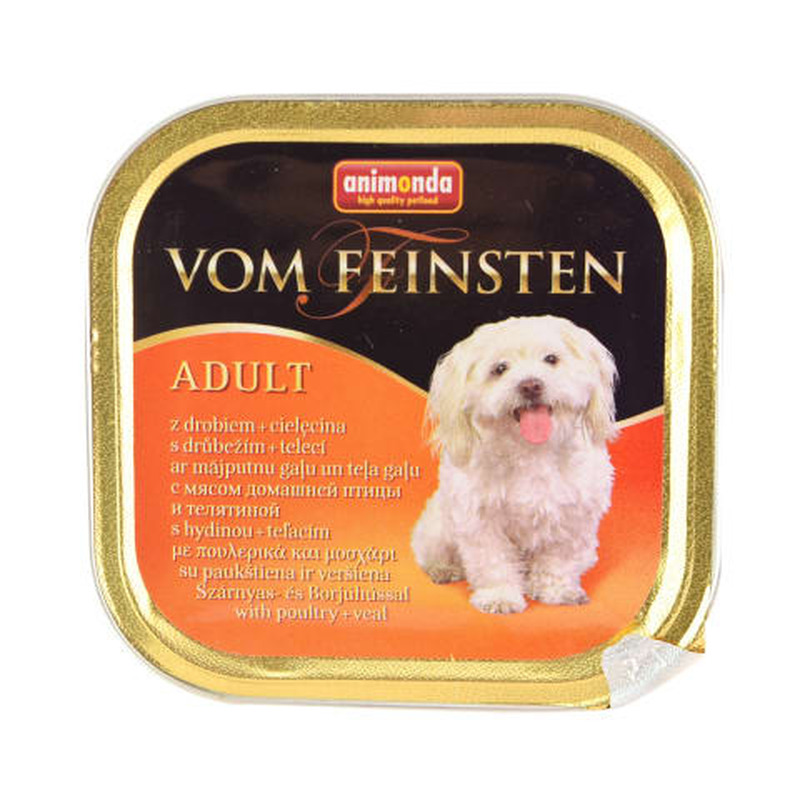 Koerakonserv Vom Feinsten linnuliha-veise 150g