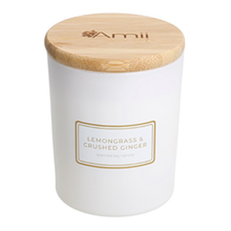 Sojavahast lõhnaküünal Lemongrass & Crushed Ginger, AMII, 1 tk