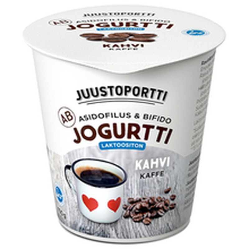 Juustoportti laktoosivaba kohvi-AB-jogurt 150 g