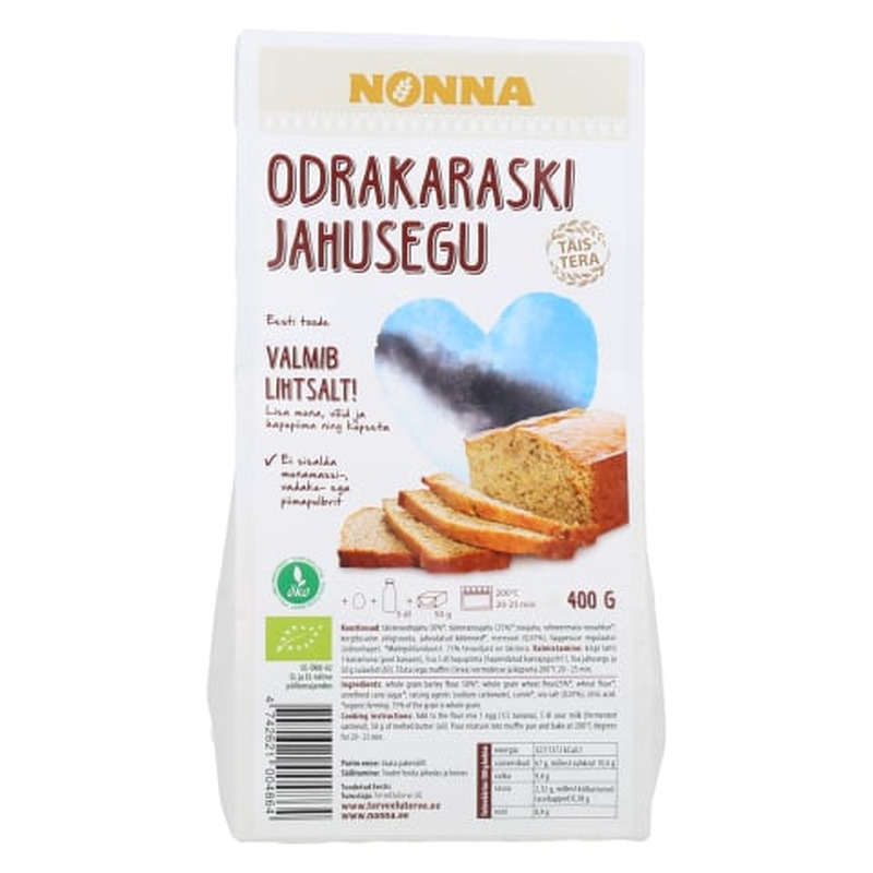 Öko odrakaraski jahusegu Nonna 400g