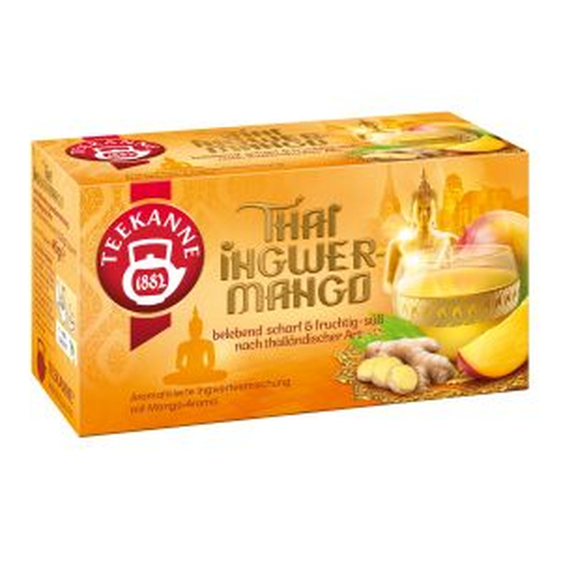 Tai ingveri tee niidiga kotis 20pk, TEEKANNE, 45 g