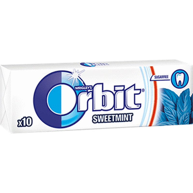 Närimiskumm Sweet Mint suhkruvaba, ORBIT, 14 g