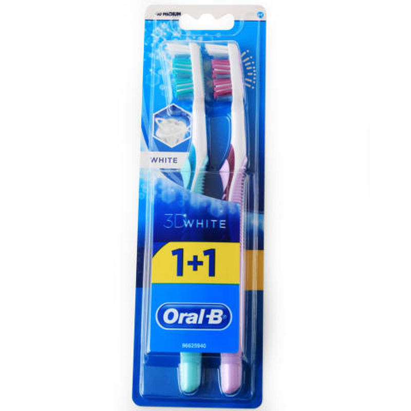 Hambaharjad Oral-b 3D white duo pakk 1+1