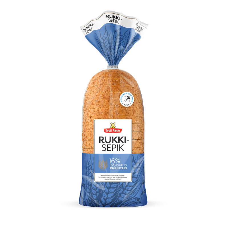 Rukkisepik viilutatud, EESTI PAGAR, 300 g