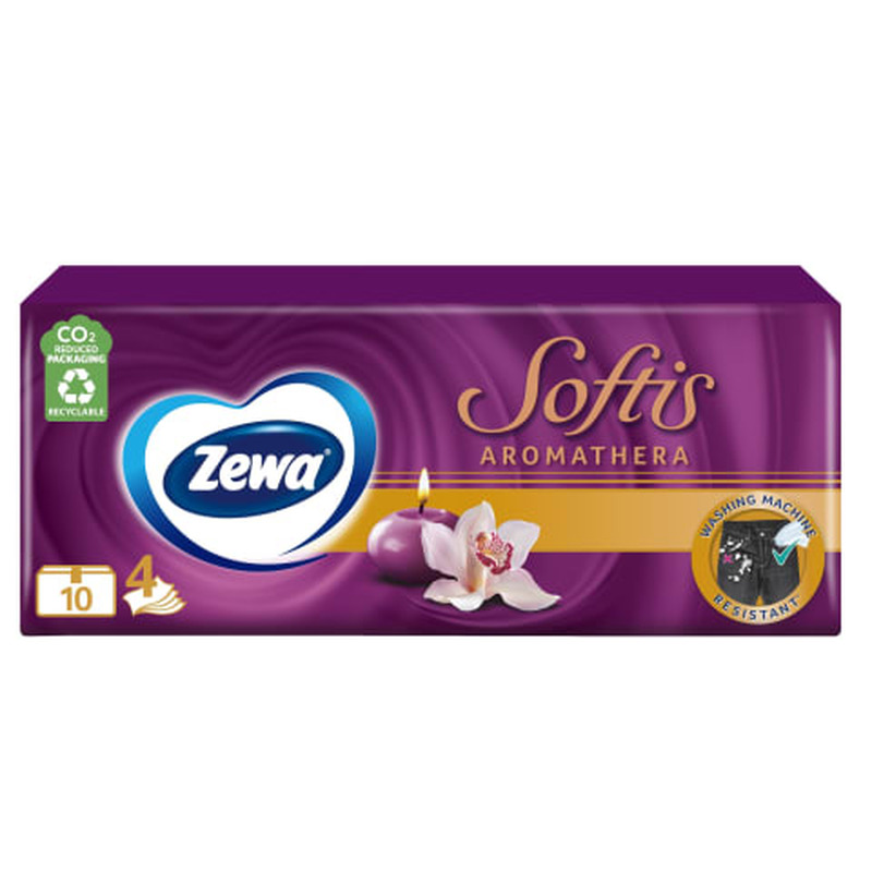 Taskurätikud Zewa Softis Aroma 10x9tk