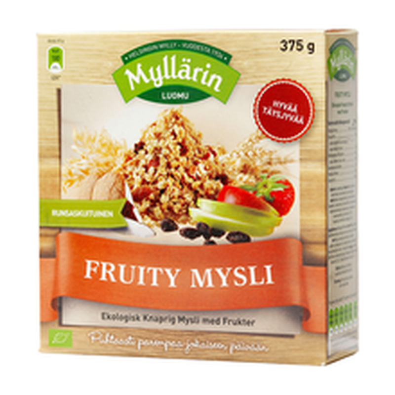 Müllärin müsli puuvilja ja marjadega, mahe, 375g