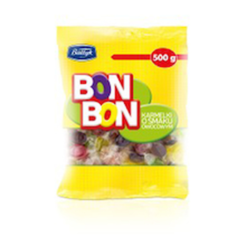 Bon Bon puuviljamaitselised karamellid 500 g