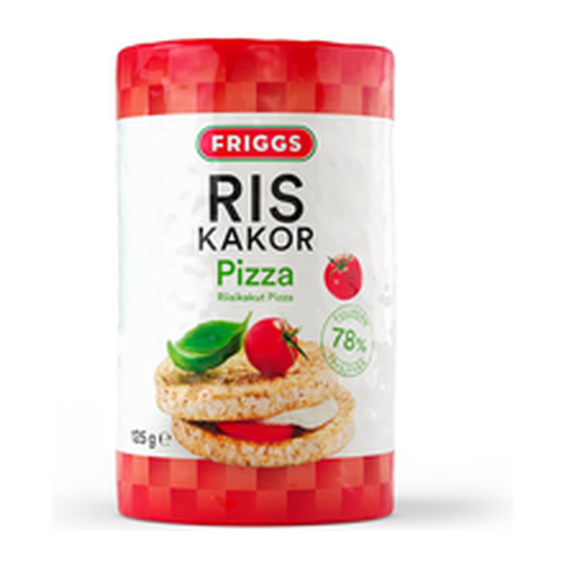 Friggs riskakor pizza pitsamaitselised riisivahvlid 125 g