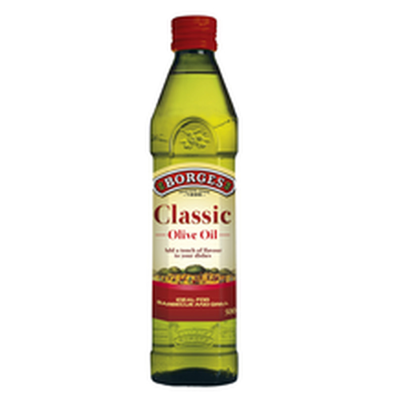 Oliiviõli rafineeritud ja väärisoliiviõli Classic, BORGES, 500 ml