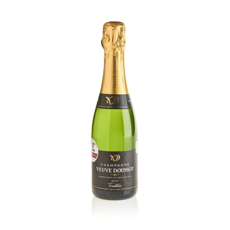 Kaitstud päritolunimetusega kvaliteetvahuvein Champagne Veuve Doussot Brut 0,375l