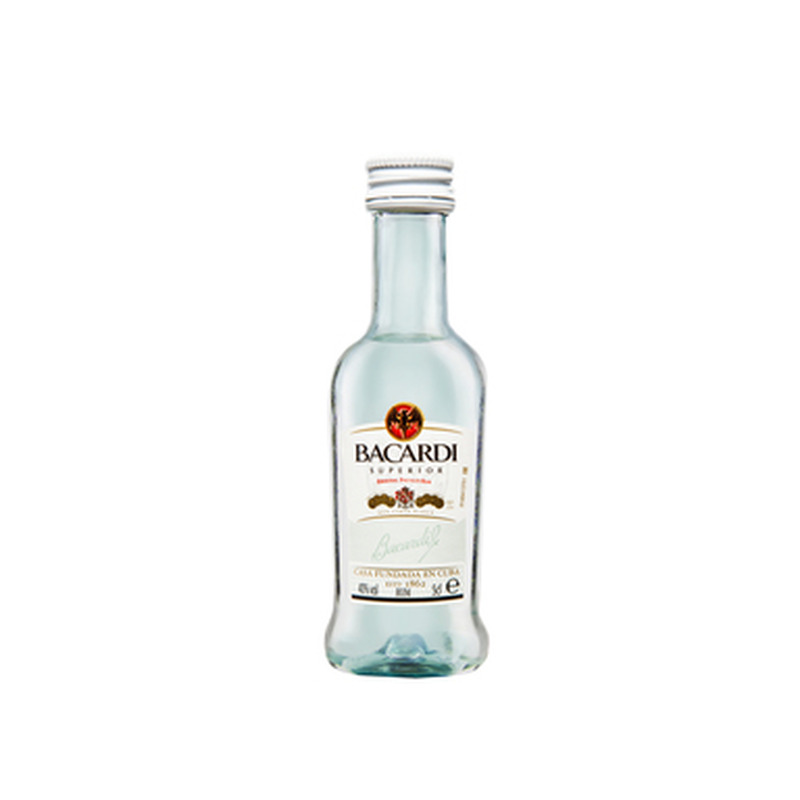 BACARDI Superior/Carta Blanca 40% 5cl (pet)