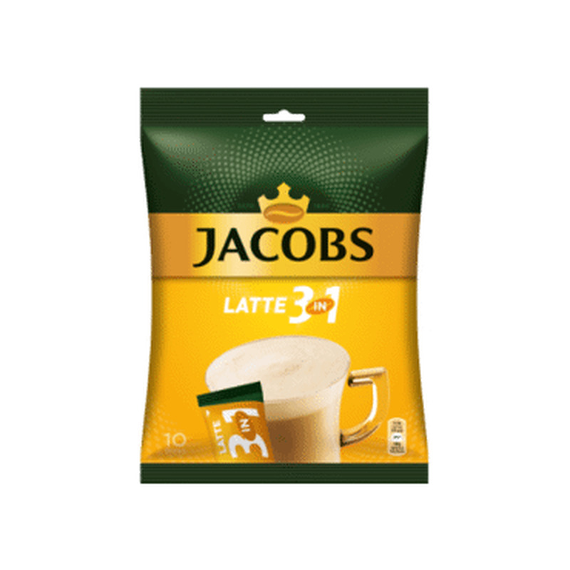 Lah.kohvijook JACOBS Cafe Latte 10x12.5g