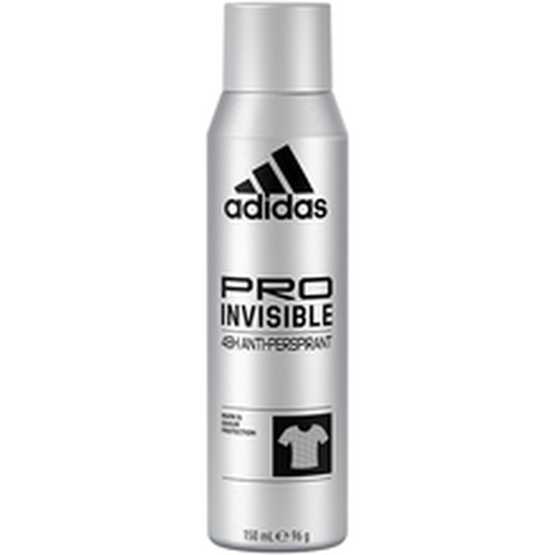 Adidas spreideodorant meeste pro invisible 150ml