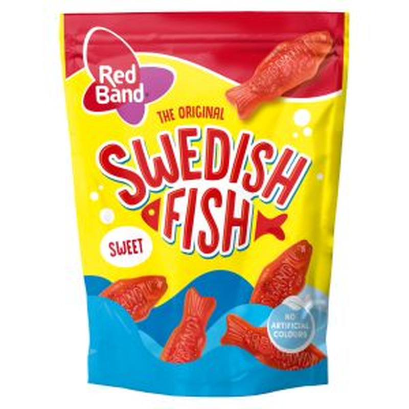 Red Band Kummikomm Swedish Fish 100g