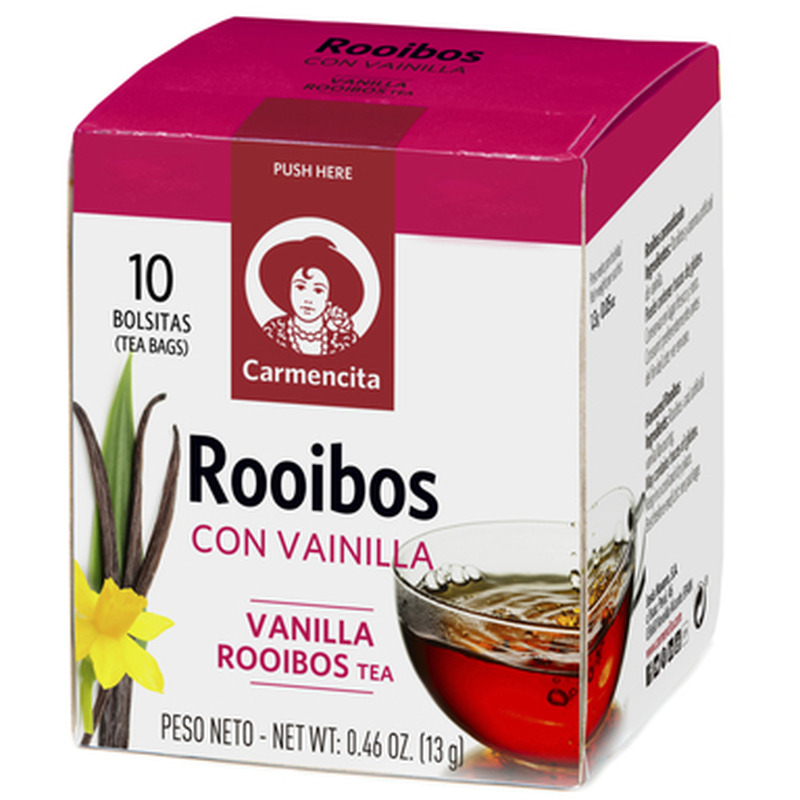 CARMENCITA Rooibose-vaniljemaitseline tee 10x1,5g (ümbrikus)