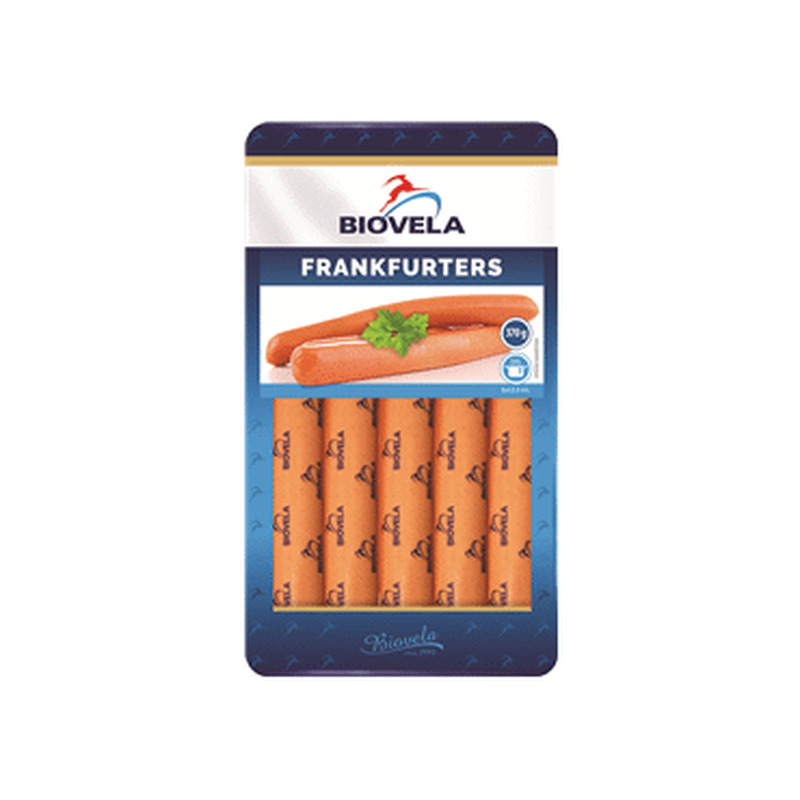 Viinerid Frankfurter BIOVELA, 370g